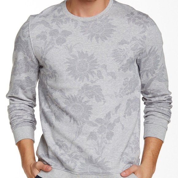 Ted Baker Other - Ted Baker | Ridlee Gray Floral Crewneck Sweatshirt